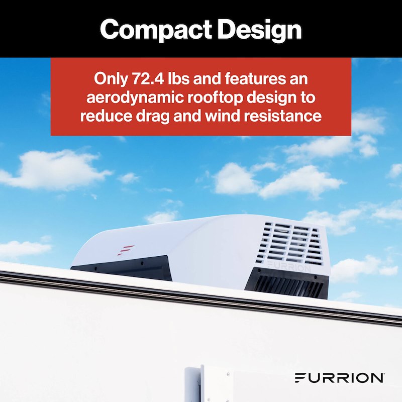 Furrion Chill Cube Rooftop RV A/C 18000 BTU White FACR18VS-SA-PS-AM
