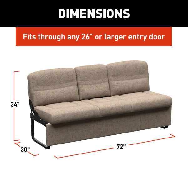 Thomas Payne Jackknife Sleeper Sofa 72 Inch Dellmead Beige 2024044417