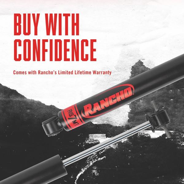 Rancho RS77407 Monotube RS7000MT Steering Stabilizer