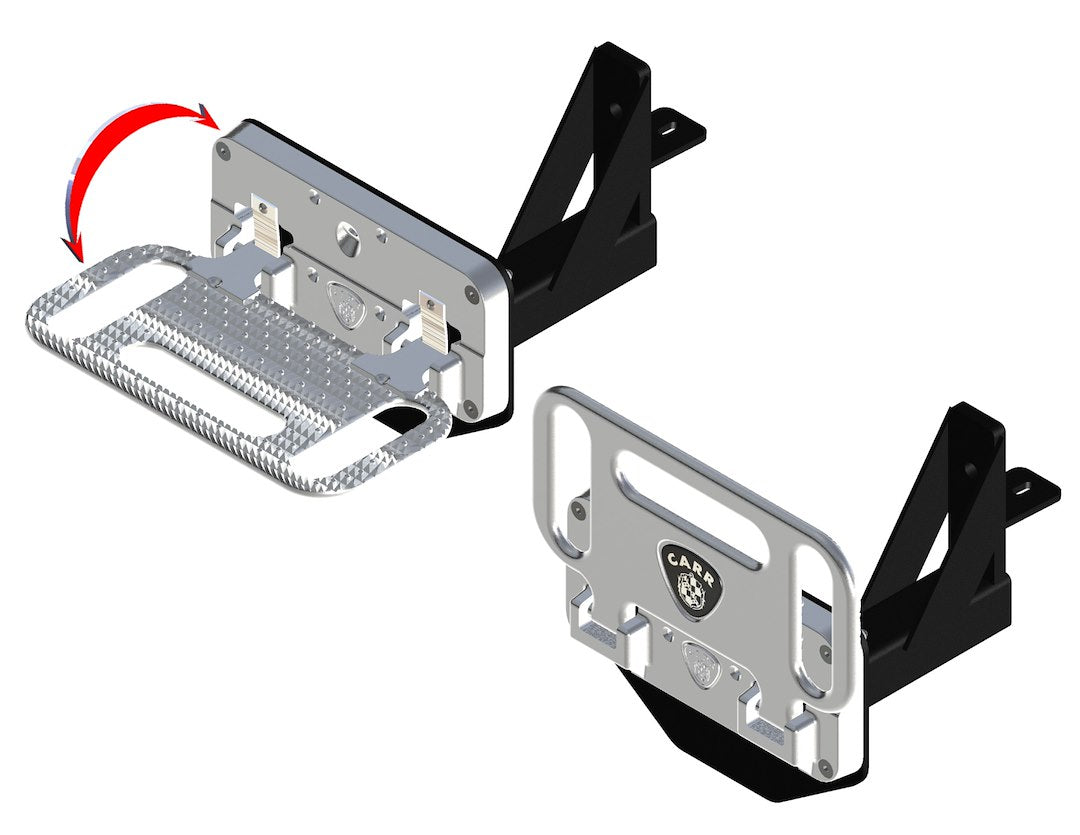 Carr 195002 HD Mega XP3 Black Ladder-Rack Step - image 3