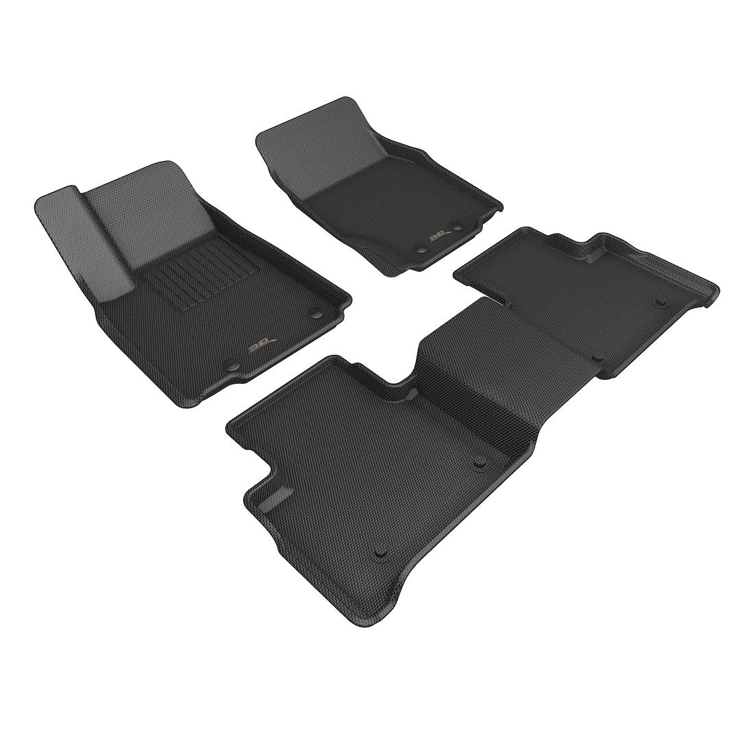 3D Mats KAGU Floor Liner Thermoplastic Rubber Of Carbon Fiber Texture L1JP02601509 - image 1