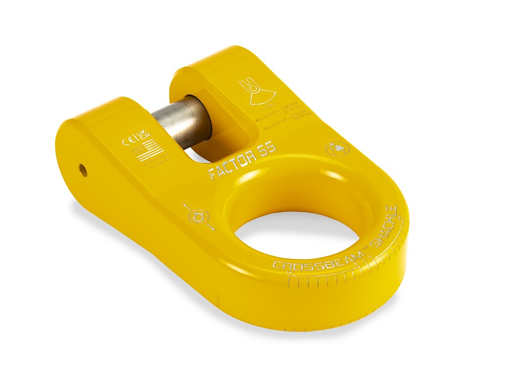 Factor 55 00054-03 Yellow Crossbeam Shackle