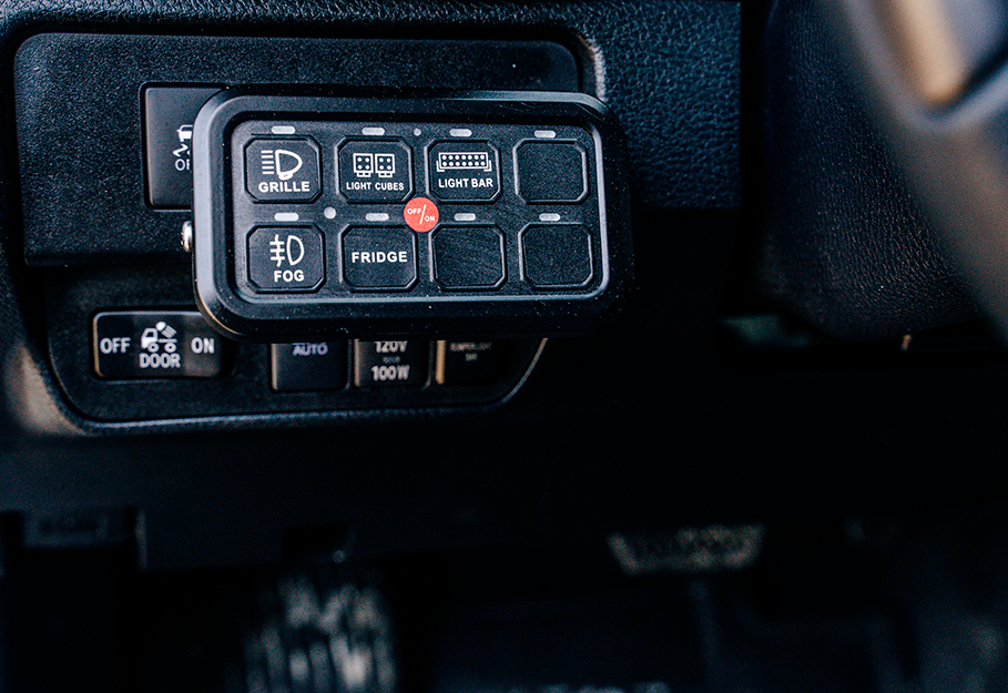 Cali Raised LED CR2401 Eight-Switch Control Panel - image 5