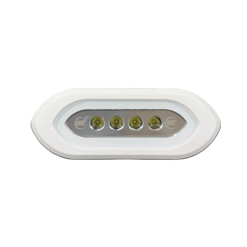 Shadow-Caster SCM-SLF4X-GW-WH White-Housing Boat Deck Light