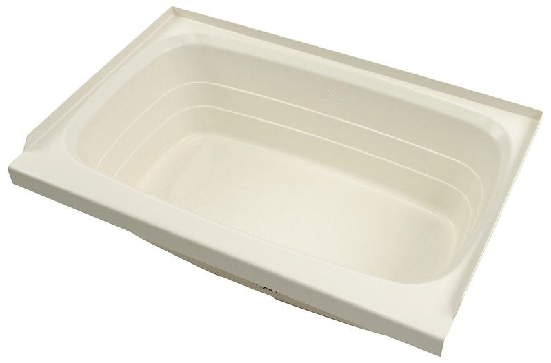 Lippert Better Bath 209369 24" x 36" RV Bathtub – Parchment ABS Tub