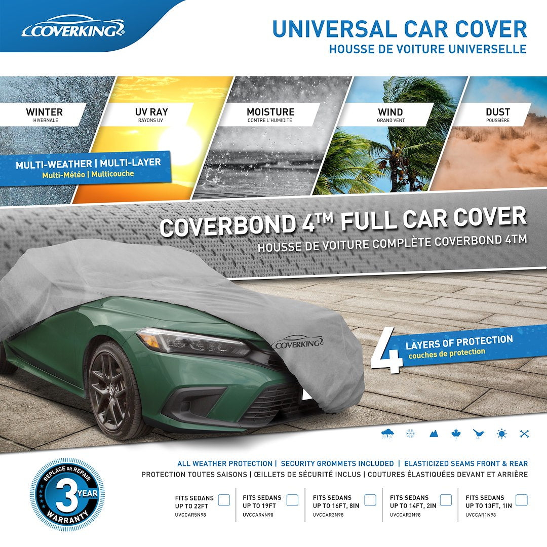 Coverking UVCCAR5N98 Lockable All-Weather Sedan Cover - image 1