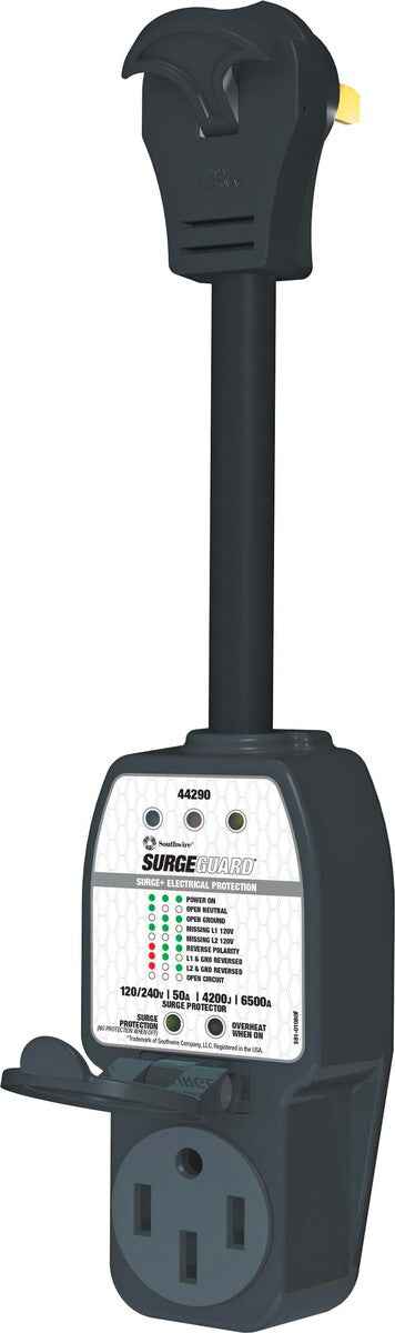 Surge Guard 44290 Portable RV Surge Protector – 50 Amp