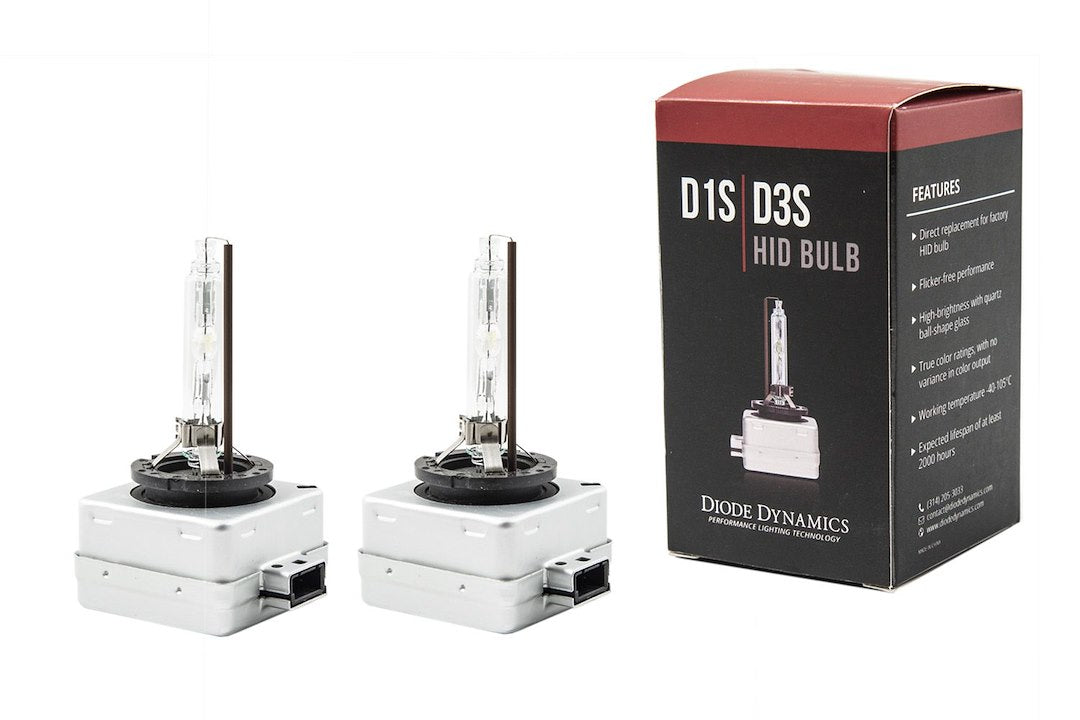 Diode Dynamics DD1045P D3S 35W White Headlight Bulb Pair