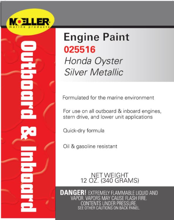 MOELLER Marine Products 12 Ounce Honda Oyster Silver (025516)
