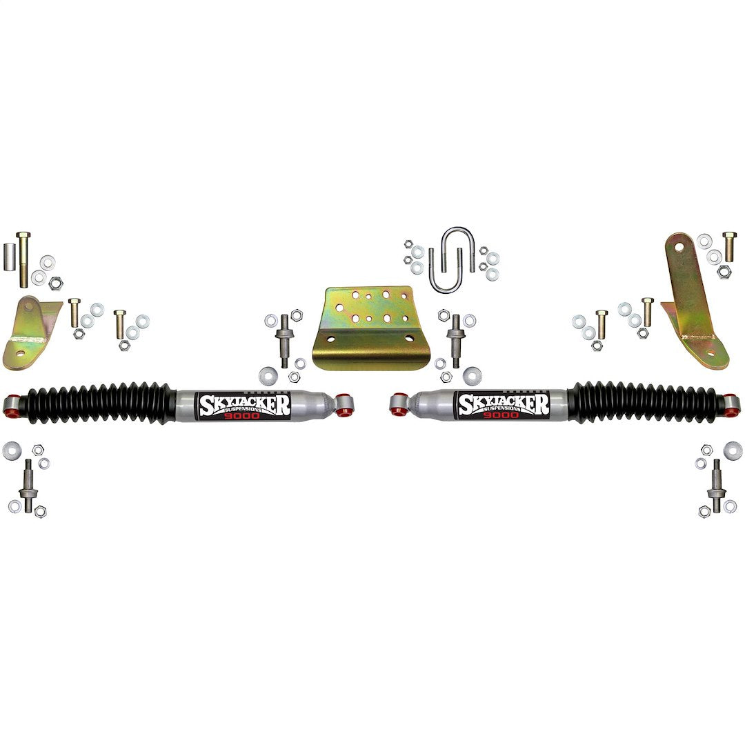 Skyjacker 9239 Silver Dual Monotube Steering Stabilizer