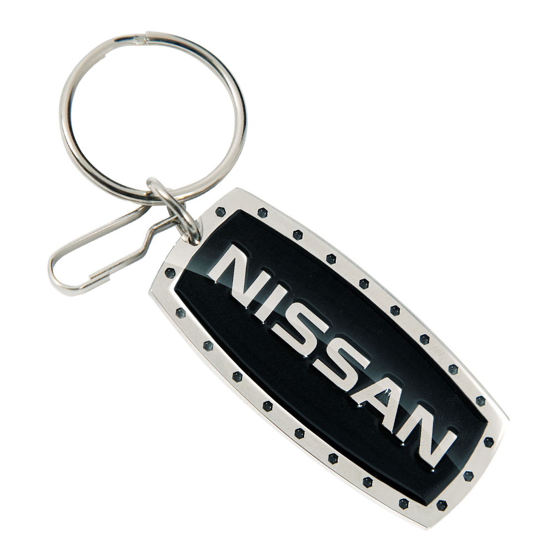 Plasticolor 004518R01 Nissan Metal Logo Key Chain