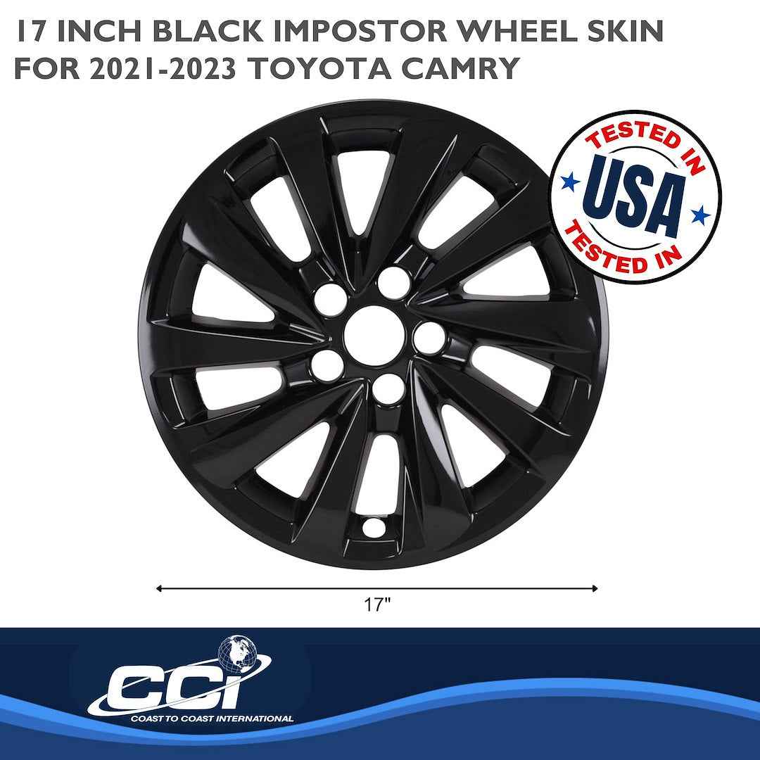 Coast To Coast IMP479BLK Camry Black 17-Inch Wheel Skin