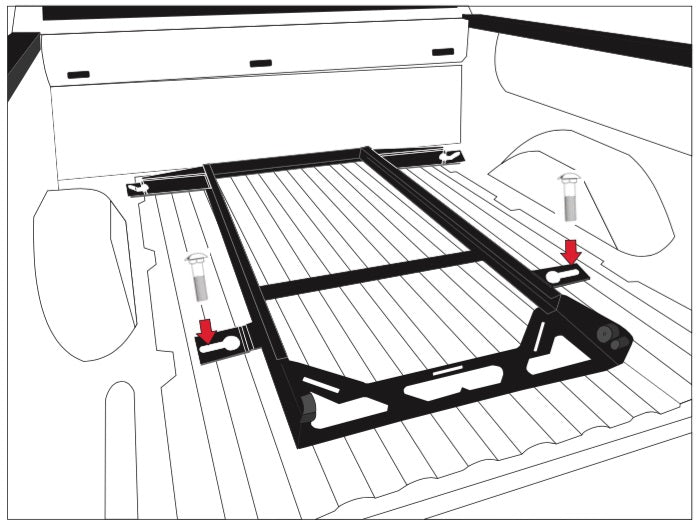Bedslide Bsa-F150-2017 Bed Slide Installation Kit - image 1