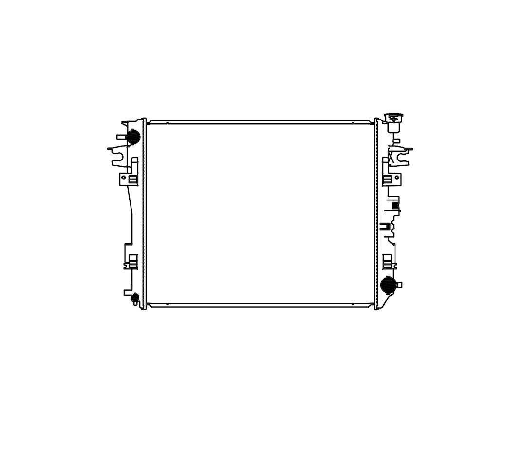 CSF 3662 Dodge Ram Aluminum-Core Crossflow Radiator - image 2