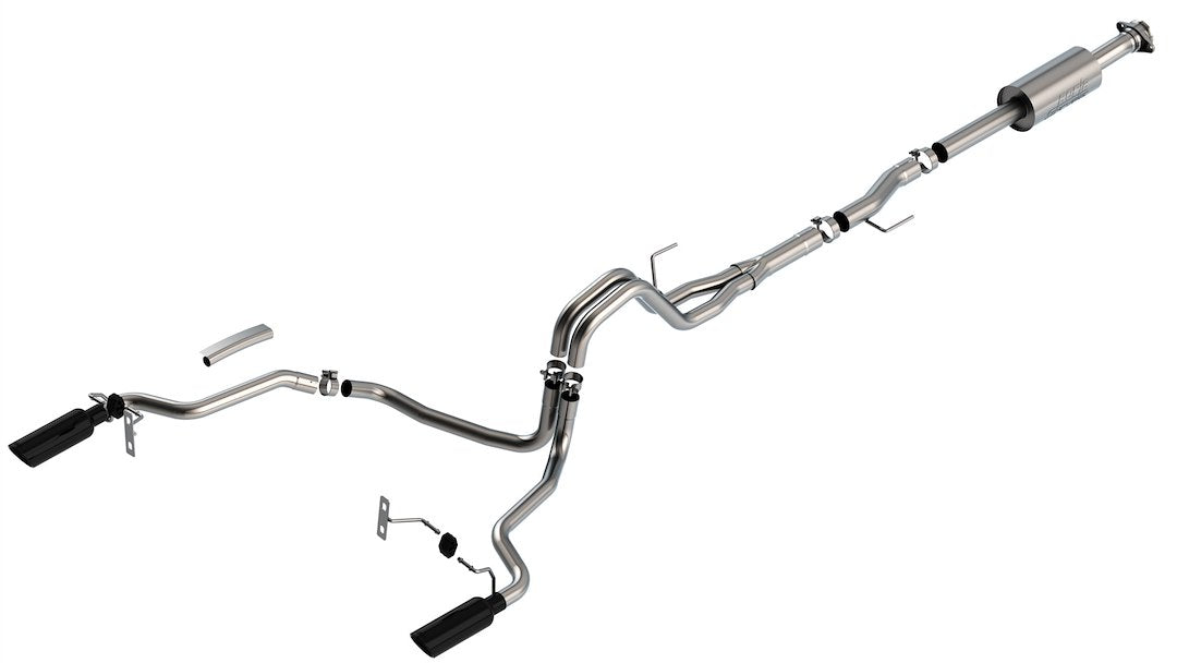 Borla S-Type Cat Back System Single Dual Exhaust System Kit 140863BC - image 1