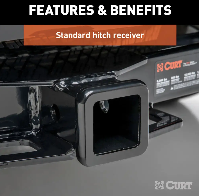 CURT 13652 Class III 4,500-Pound Rear Receiver Hitch - image 3