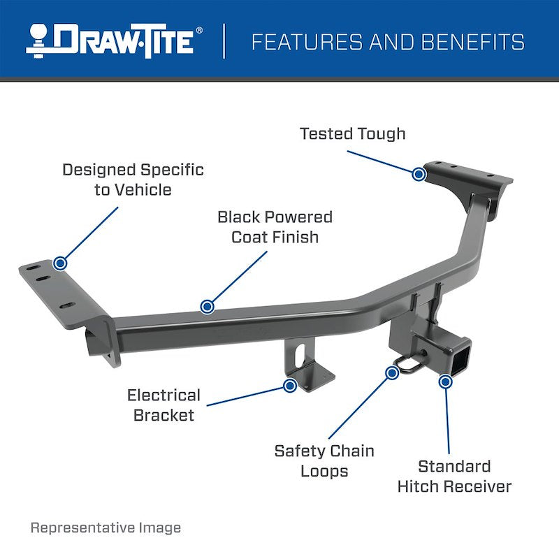 Enganche de remolque Max-Frame Clase III Draw-Tite 75712 para Jeep Compass y Patriot
