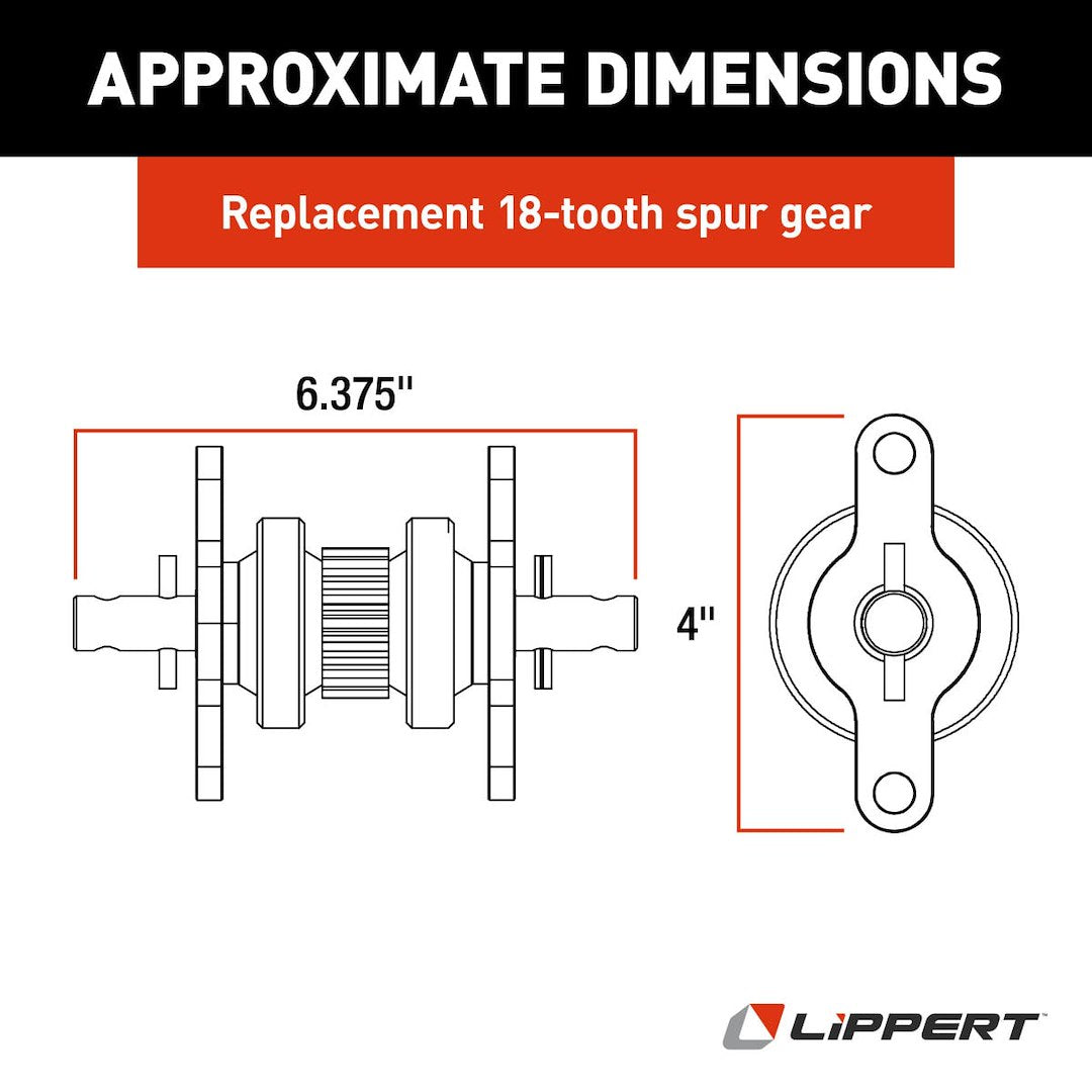 Lippert Components 123356 Slide Out Gear - image 5