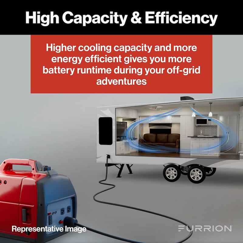 Furrion Chill Cube Rooftop RV A/C 18000 BTU Ducted FACR18VSDA-BL-AM