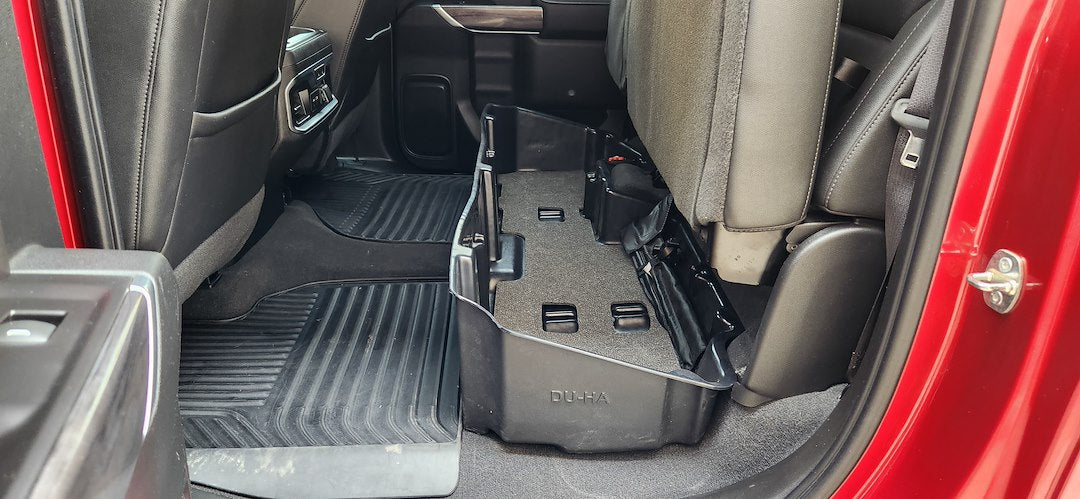 Du Ha 10401 Brown Heavy-Duty Under-Rear-Seat Storage - image 5