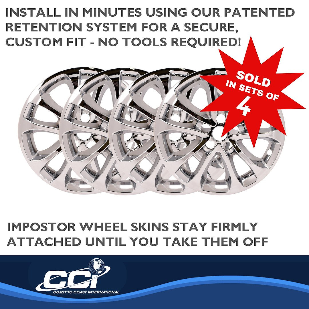 Coast To Coast IMP471X Fusion Chrome 17-Inch Wheel Skins - image 4