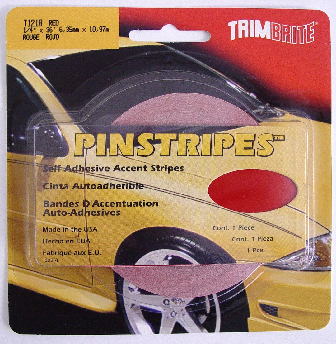 Trimbrite T1218 Red Trim Stripe Tape