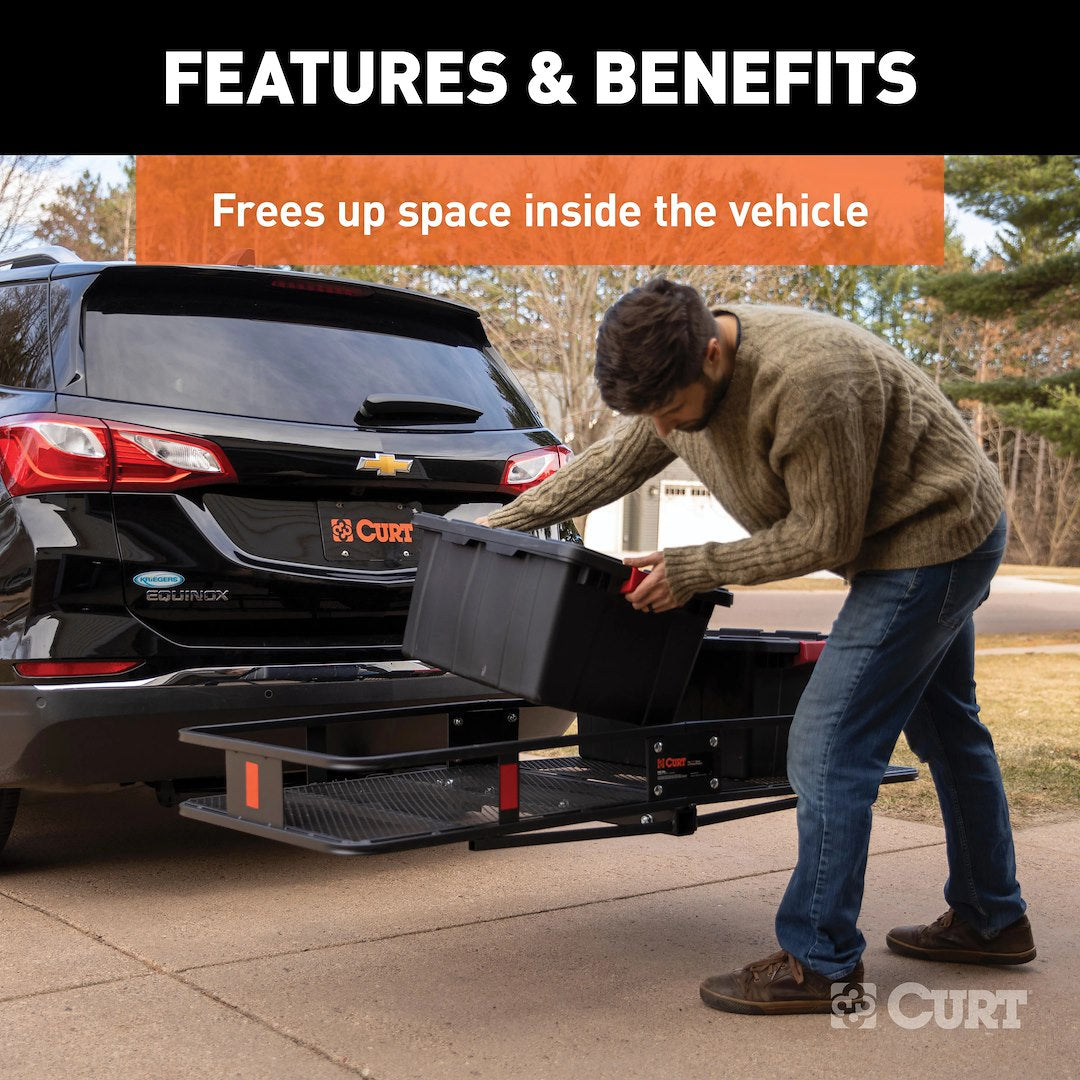 Curt 18153 Trailer Hitch Cargo Carrier - image 3