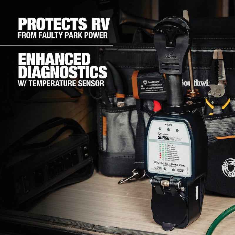 Surge Guard 44290 Portable RV Surge Protector – 50 Amp