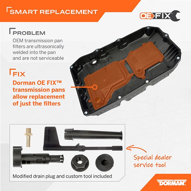 Dorman 265887 7.4-Quart Transmission Pan with Filter - image 6
