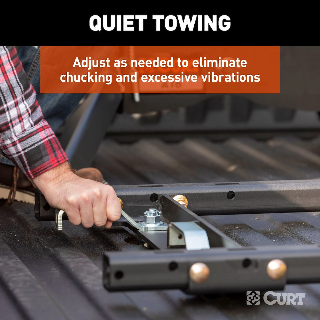 Curt 16027 Fifth Wheel Trailer Hitch Rail Adapter - image 5