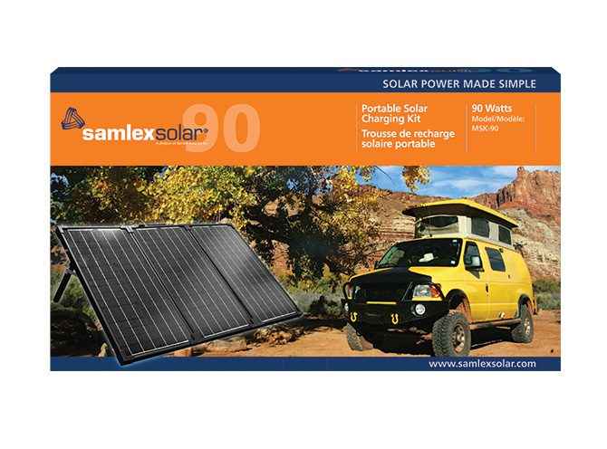 Samlex 90W Portable Solar Kit MSK-90 – Foldable Panels with 10A PWM