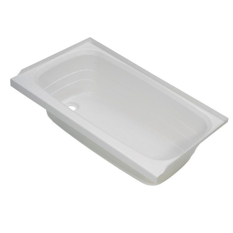Lippert Better Bath 209673 24" x 40" RV Bathtub – Left Hand Drain