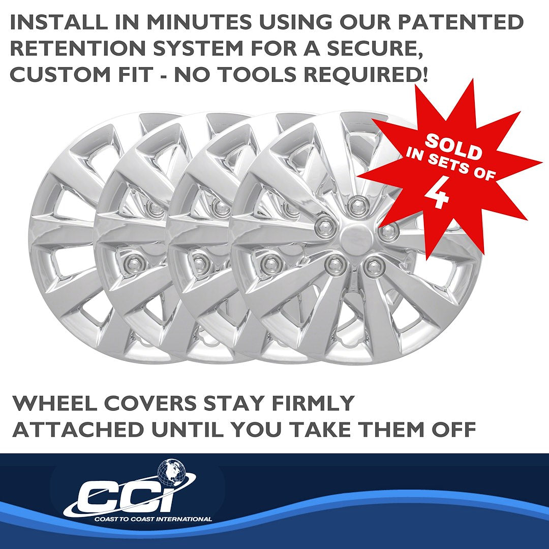 Coast To Coast 52116C Sentra 16-Inch Chrome Covers - image 4