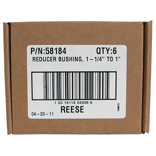 Reese Trailer Hitch Ball Shank Reducer (58184) – Color: Silver