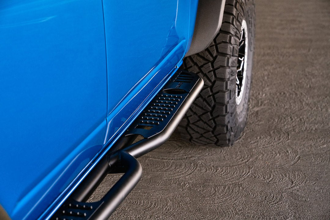 DV8 Offroad SRBR-02 OE Plus Bronco Round Step Bars
