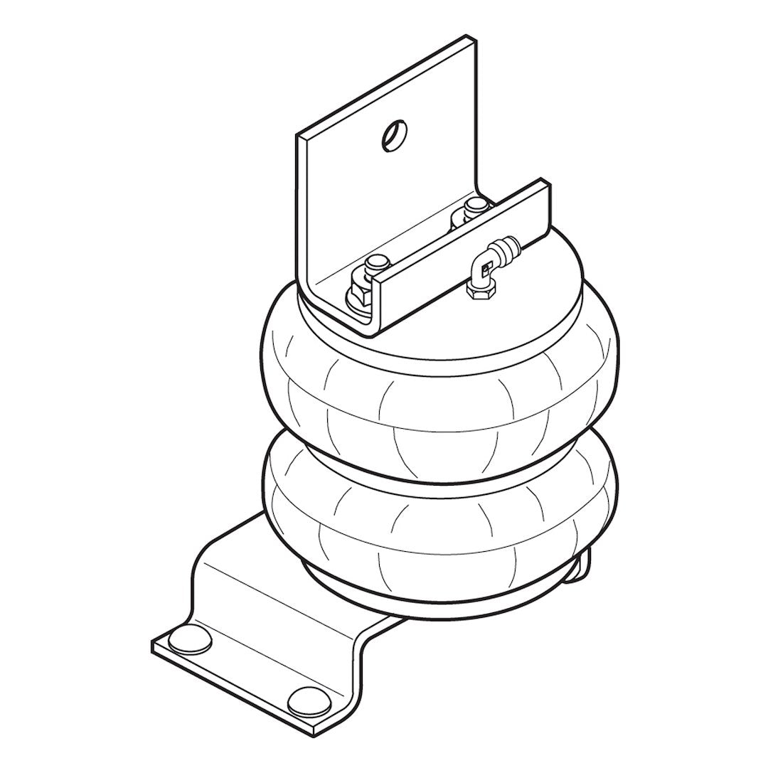 Firestone Industrial Ride-rite Frame Mount 5000 Pound Helper (2070)