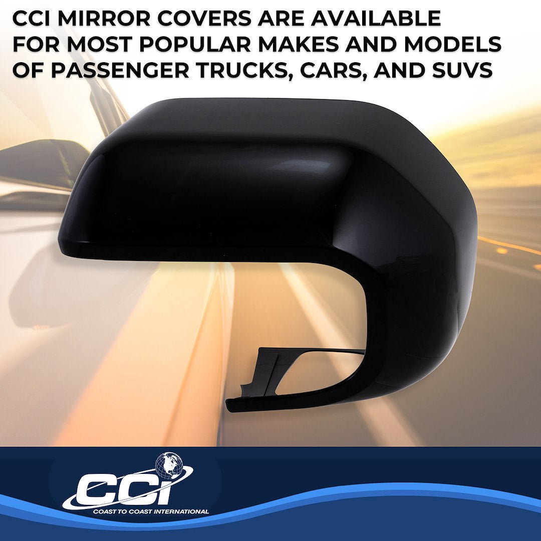 Coast To Coast MC67560BLK Gloss Black Full Mirror Cover Pair - image 6
