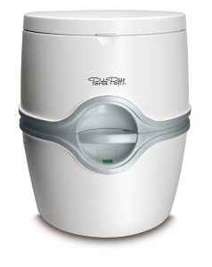 Thetford Porta Potti 565E Portable Electric RV Toilet – White/Gray 92306