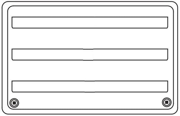 Dometic 3316941.005 Fridge Side Vent Black – Upper / Lower Vent Panel