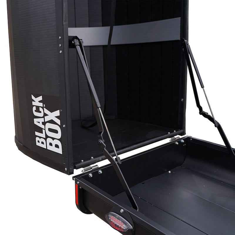 Lets Go Aero H01502 Black Box Hitch Cargo Carrier with Enclosed Storage