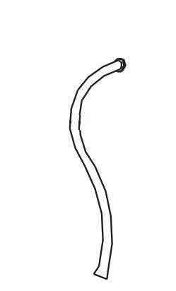 Norcold 50672 Fridge N611/ N621/ N641 Drain Tube – 23 Inch