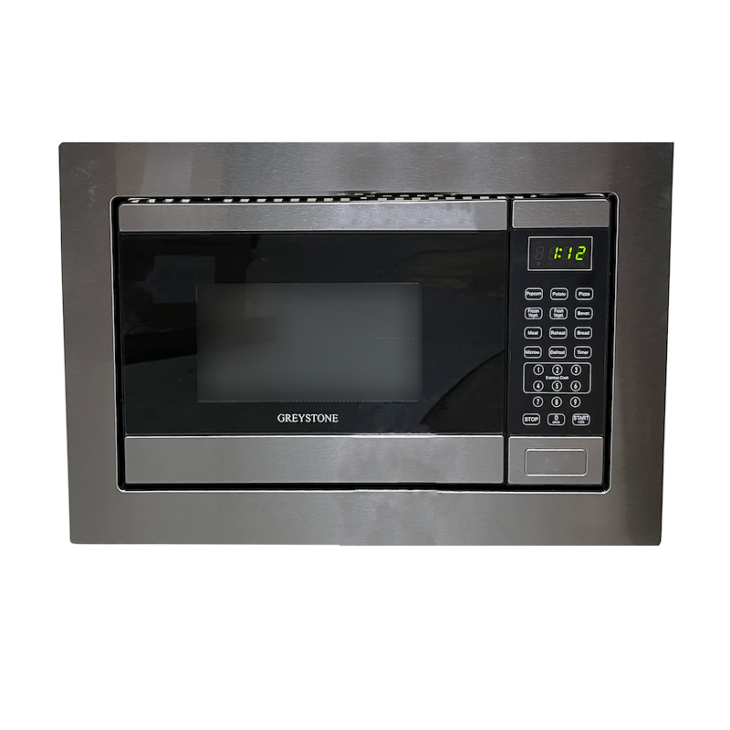 Greystone 107848 Microwave Oven 0.9 Cu Ft Stainless Steel with Trim Kit 900W