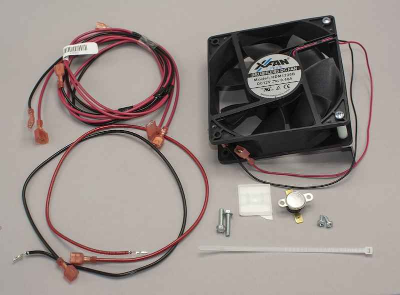Norcold 50871 Fridge Cooling Fan Assembly Retrofit Kit N7 / N8 – 12 Volt