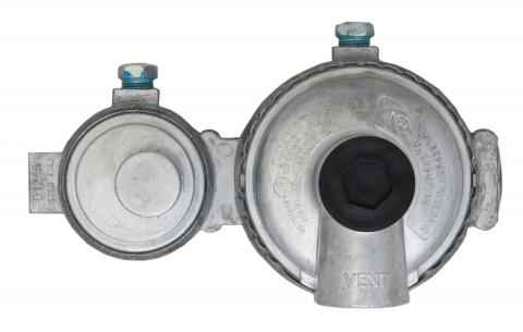 RV Propane Regulator MEGR-298P – Marshall Excelsior 2-Stage, Horizontal Mount