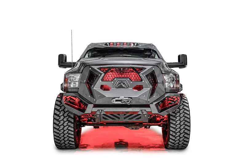 Fab Fours GR2900-1 Grumper Front Winch Bumper & Grille for 2016-2018 Ram 2500 & 3500