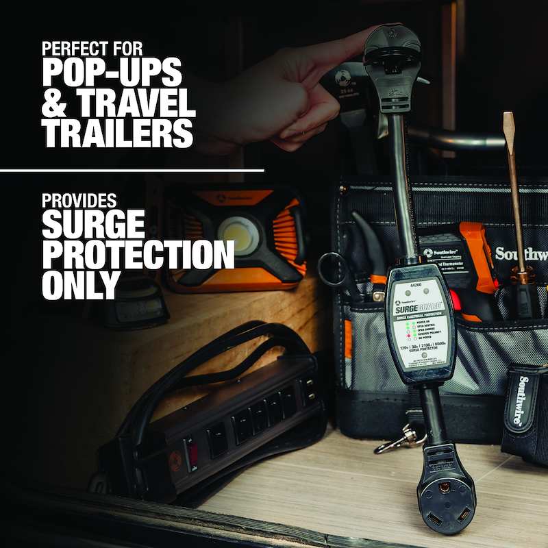 Surge Guard 44260 Portable RV Surge Protector – 30 Amp