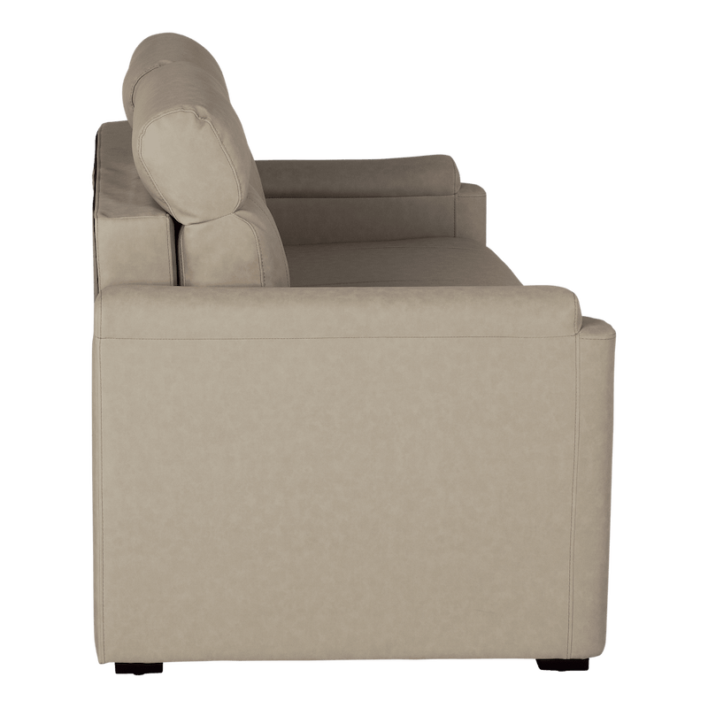 72" Tri-Fold RV Sofa – Altoona Beige – 3-Seater with Built-in Storage