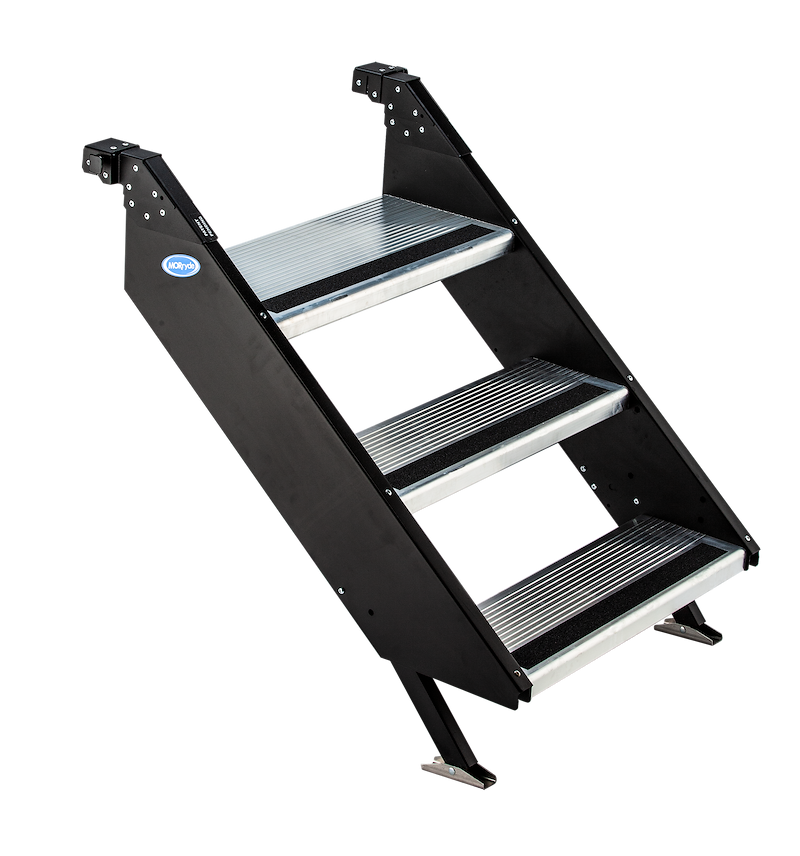 RV Entry Step – 3-Step Aluminum Quick-Release RV Steps – STP-222