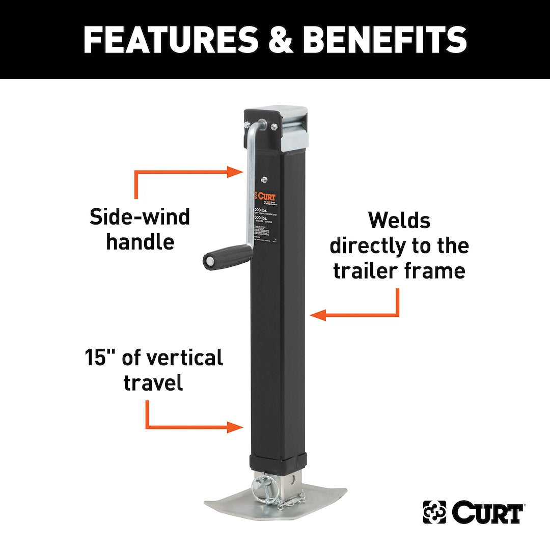 Curt 28575 Trailer Tongue Jack - image 2