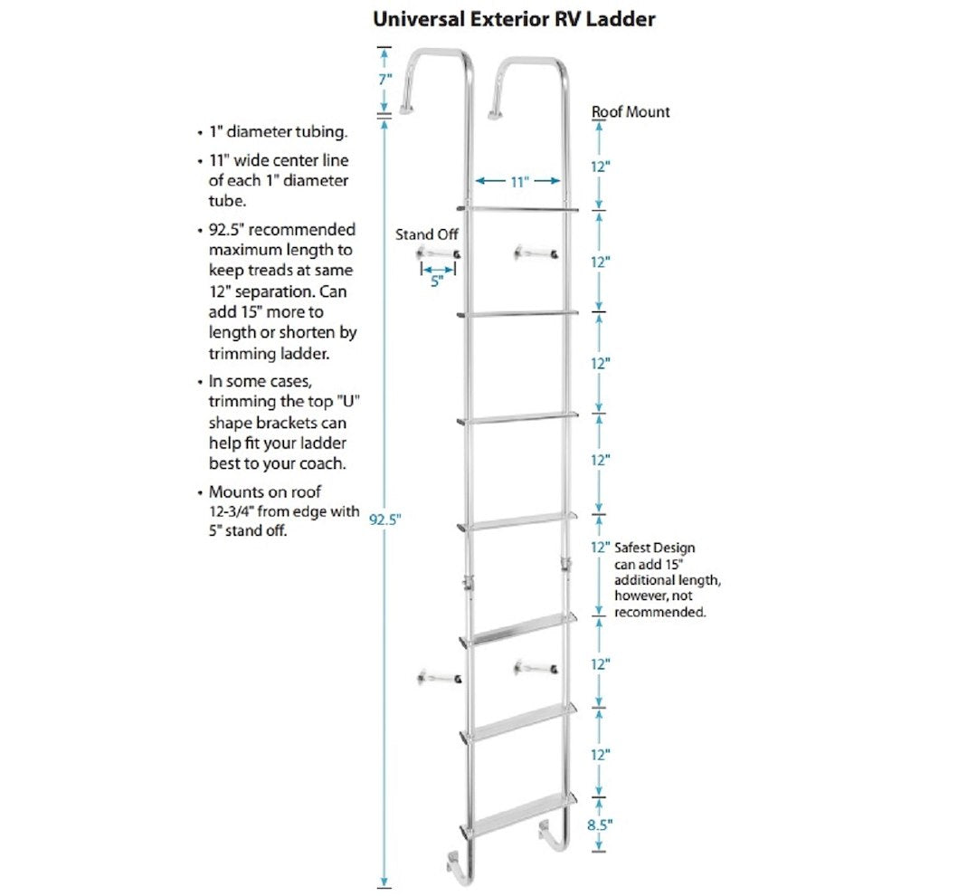 Stromberg Carlson La-401ba Rear Door Ladder - image 2